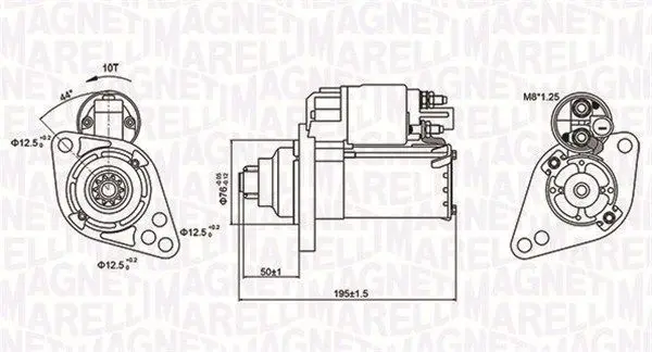 starter MAGNETI MARELLI 063721294010