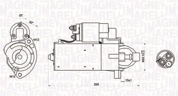starter MAGNETI MARELLI 063721423010