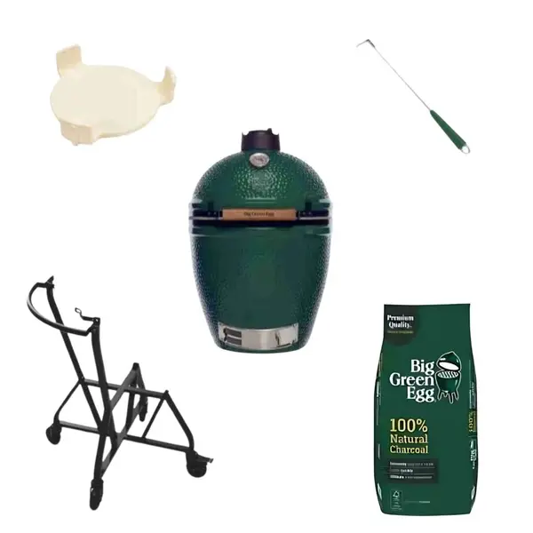 Starter Pack Big Green Egg Large gratar kamado ceramic gradina