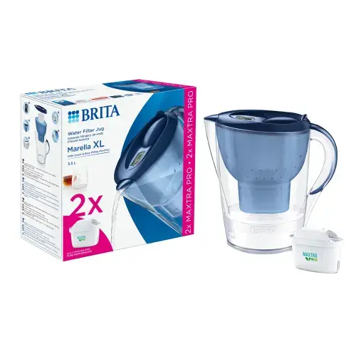 Starter pack BRITA Marella XL 3.5 L + 2 filtre Maxtra PRO (Albastru)