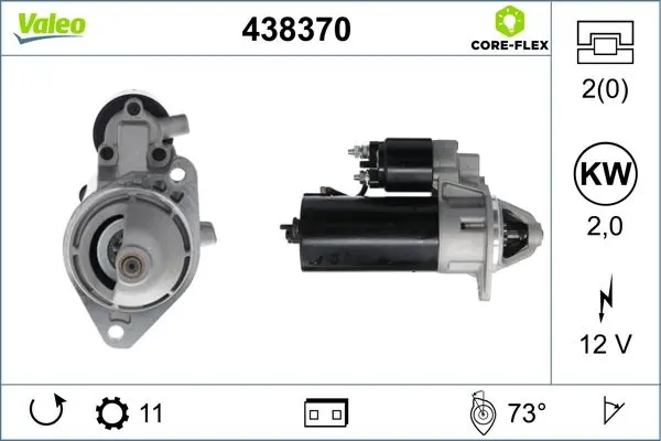 starter VALEO CORE-FLEX 438370