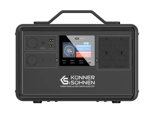 Statie acumulator portabil pentru incarcare electrica, UPS, PowerBank - 2240Wh, 2400W - KS-2400PS