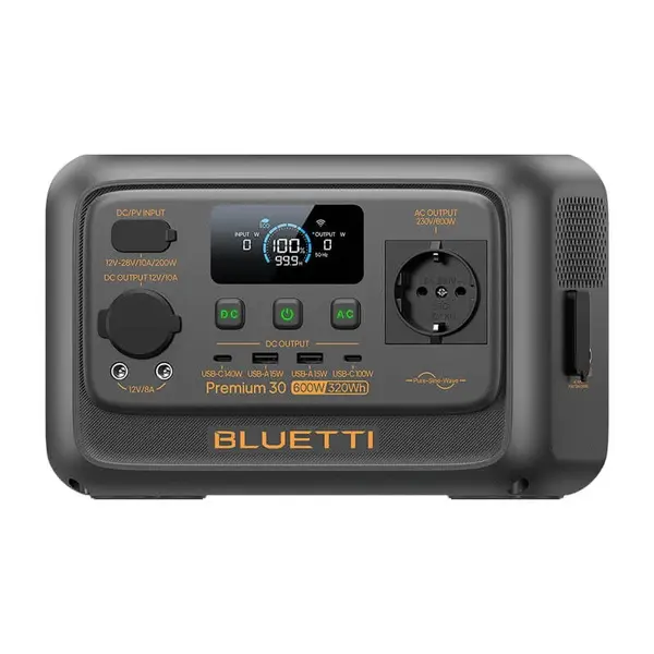 Statie de alimentare portabila Bluetti Premium Elite 30 V2 600W 320Wh