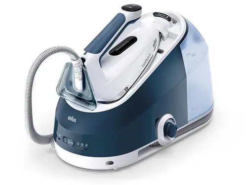 Statie de calcat Braun CareStyle 5 IS 5245 BL, 2400 W, Talpa Eloxal, 7 bari, Rezervor 2 l, Jet de abur 480 g/min (Albastru)