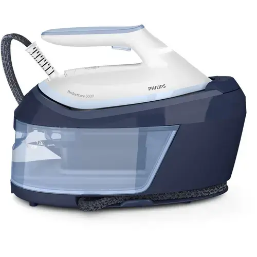 Statie de calcat cu abur Philips PerfectCare 6000 Series, 2400 W, 6.5bar, 1.8 L (Albastru)