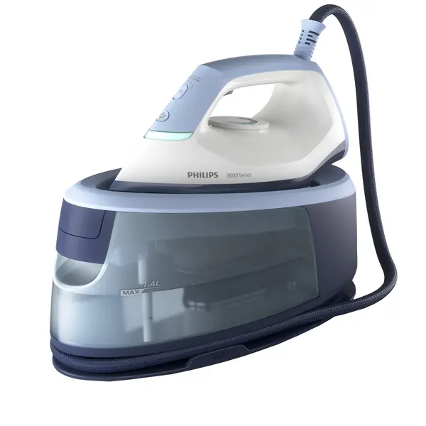 Statie de calcat cu abur Philips seria 3000 PSG3000/20, 2400 W, 6 bar, Talpa ceramica