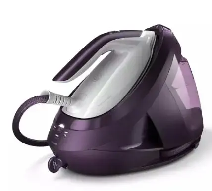 Statie de calcat Philips PSG8050/30, 1.8 L, Rezervor detasabil, Oprire automata Sistem Easy De-Calc (Alb/Mov)