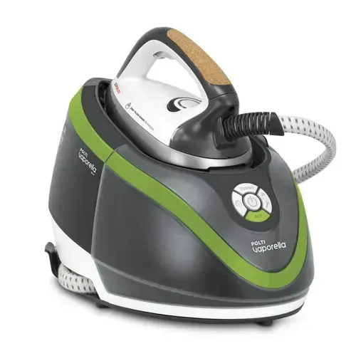 Statie de Calcat Polti Vaporella Next VN18.40, Talpa Aluminiu, 2200 W, 1.3 l, 6.7 BAR, Inchidere Automata (Alb/Verde)