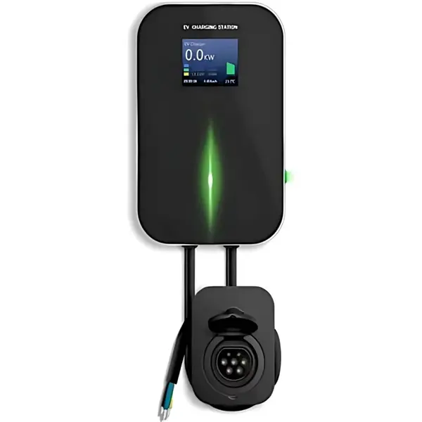 Stație de Încărcare EV Trifazică 22kW, 32A cu RFID, Ecran LCD și Priză Type 2