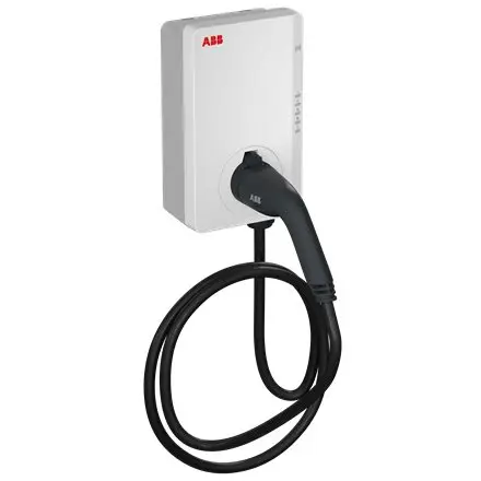 Statie de incarcare ABB Terra AC W11-G5-R-0, 11 kW, trifazica, cablu de 5 metri cu fisa type2, RFID 6AGC082156