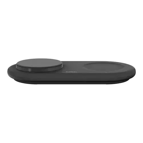 Statie de incarcare magnetica Belkin BoostCahrge 3-in-1 WIZ021vfBK, 15W, Wireless (Negru)