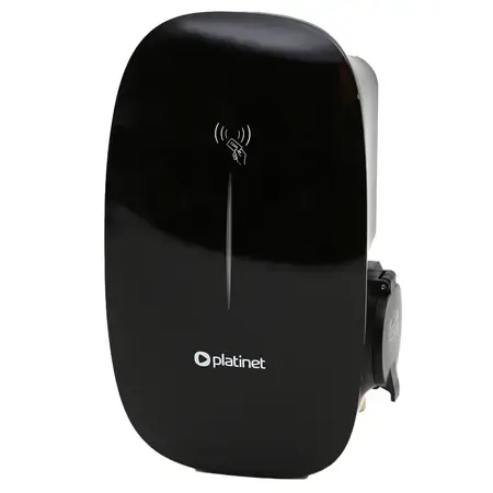 Statie de incarcare vehicule electrice Platinet EV WALLBOX PWBS11KW, 11 KW, TYPE 2 WiFI (Negru)