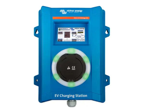 Statie incarcare auto electrice cu ecran tactil 4,3 inch VICTRON ENERGY inel RGB programabil