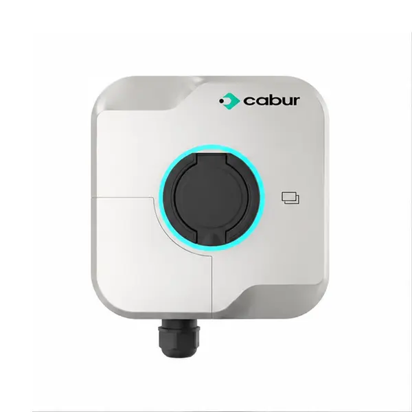 Statie incarcare masini electrice Cabur Evo EVEVO22S, 22 kW, priza Type 2, trifazat / monofazat, RFID, 4G, WiFi, Bluetooth, control din aplicatie