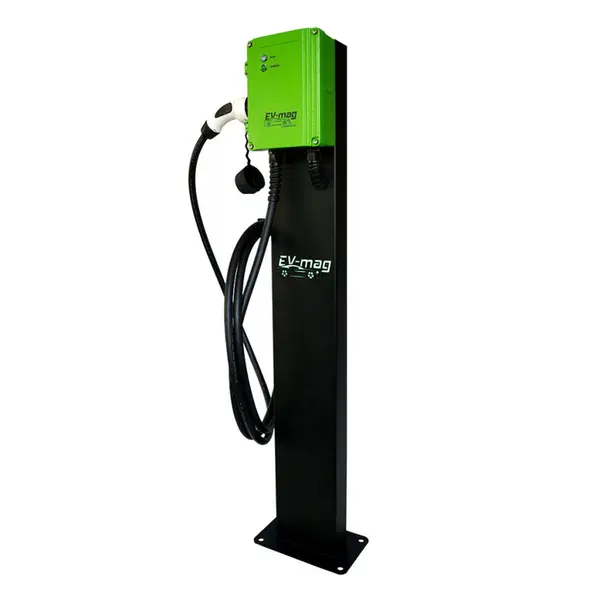 Statie incarcare masini electrice EV-MAG GS107T2GCS, 7 kW, type 2, monofazat, montaj pe stativ