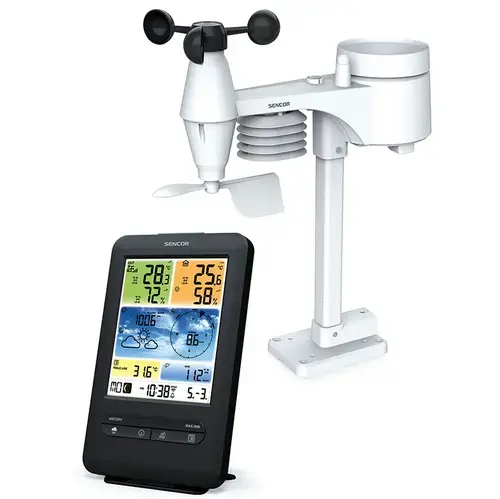 Statie Meteo Sencor SWS 9898 (Negru)