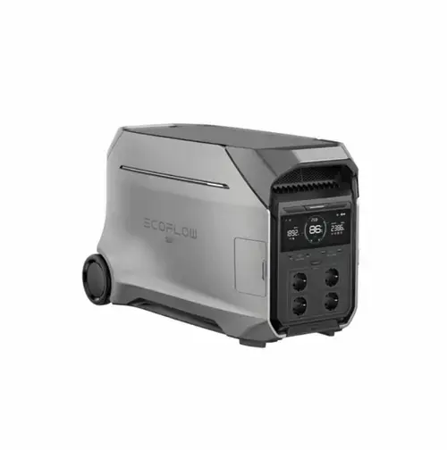 Statie portabila EcoFlow Delta 3 Pro, 4096 Wh, extensibil la 48 kWh, 4000W AC (Gri/Negru)