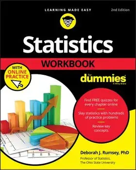 Statistics Workbook for Dummies with Online Practice, Paperback/Deborah J. Rumsey