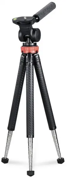 Stativ Hama - Traveller Pro, 26-106cm, pentru smartphone-uri și camere, negru