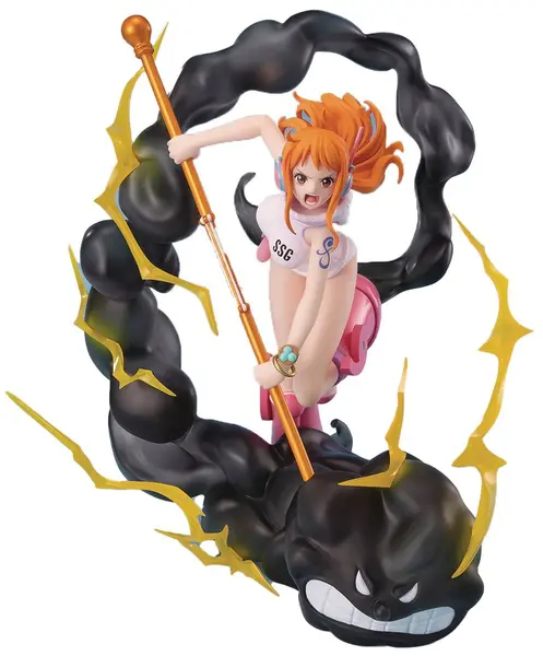 Statuetă Bandai Tamashii Nations Animation: One Piece - Nami (Zero Extra Battle), 17 cm