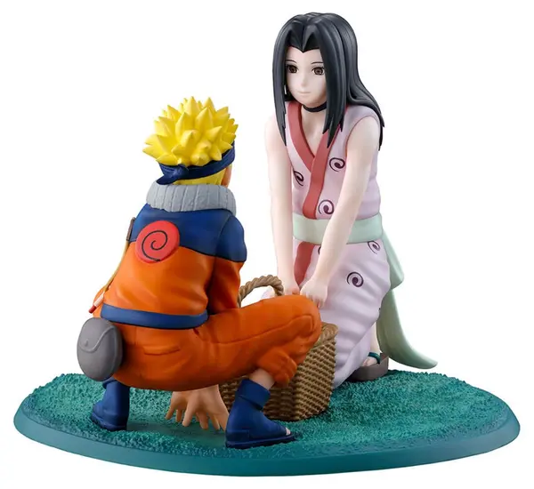 Statuetă Banpresto Animation: Naruto - Naruto Uzumaki & Haku Ichibansho (The Land of Waves), 10 cm
