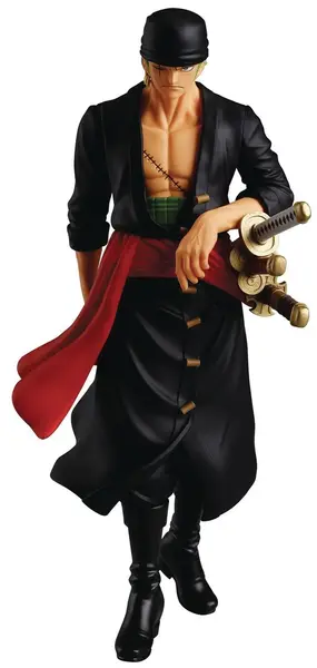 Statuetă Banpresto Animation: One Piece - The Shukko Roronoa Zoro, 17 cm