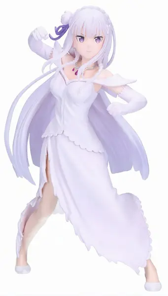 Statuetă Banpresto Animation: Re:Zero - Starting Life in Another World - Emilia, 22 cm