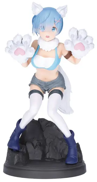 Statuetă Banpresto Animation: Re:Zero Starting Life in Another World - Rem (Monsters Motions), 22 cm