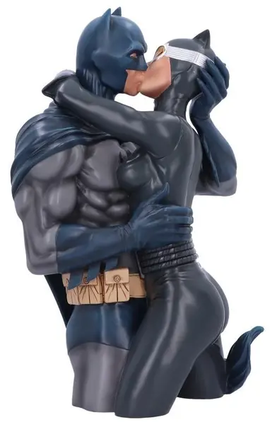 Statuetă bust Nemesis Now DC Comics: Batman - Batman & Catwoman, 30 cm