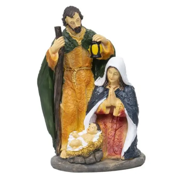 Statueta Decorativa, Model Familia Sfanta, Rasina, Inaltime 20 cm