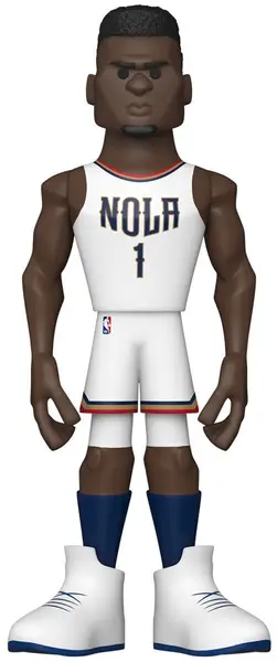 Statuetă Funko Gold Sports: Basketball - Zion Williamson (New Orleans Pelicans), 30 cm