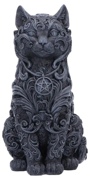 Statuetă Nemesis Now Adult: Gothic – Hexbound Familiar (Black), 23 cm