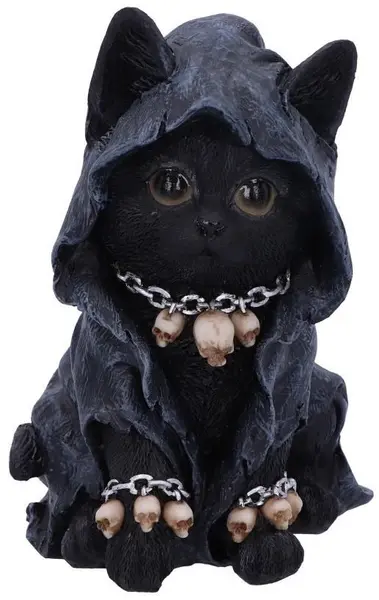 Statuetă Nemesis Now Adult: Gothic - Reaper's Feline, 16 cm