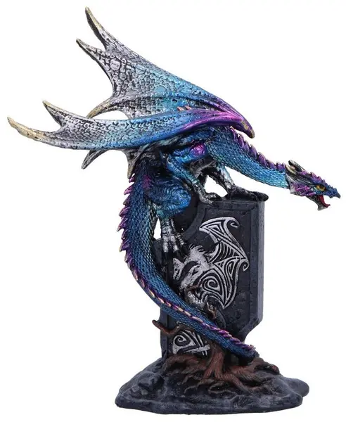 Statuetă Nemesis Now Gothic: Dragons - Draconic Dragon on Sigil, 17.5 cm