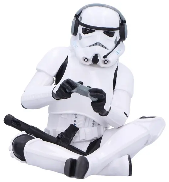Statuetă Nemesis Now Movies: Star Wars - Stormtrooper (Game On!), 9 cm