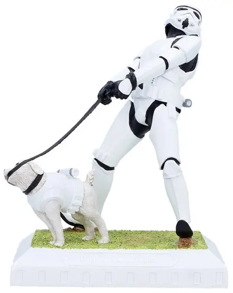 Statuetă Nemesis Now Movies: Star Wars - Stormtrooper (Mans Best Friend), 15.5 cm