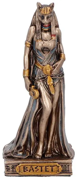 Statuetă Nemesis Now Mythology: Egyptian Gods - Bastet Goddess of Protection, 8.2 cm