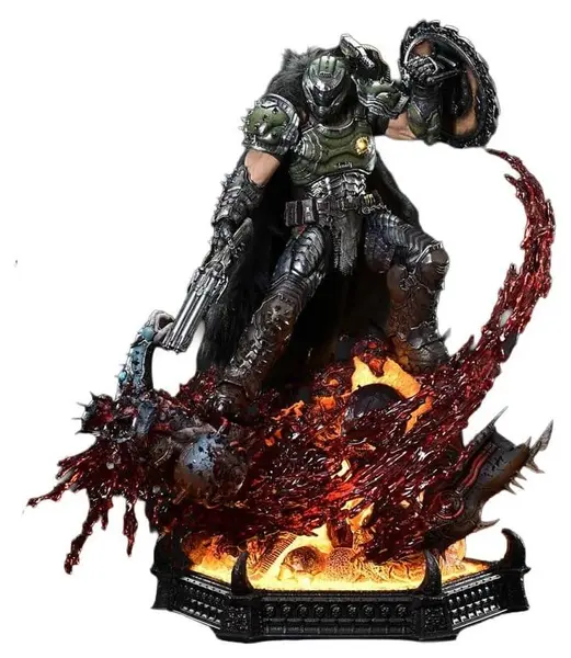 Statuetă Prime 1 Studio Games: DOOM: The Dark Ages - Doom Slayer, 77 cm