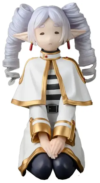 Statuetă Sega Animation: Frieren: Beyond Journey's End - Frieren (I have ringlets now Clear Ver.) (PM Perching), 10 cm