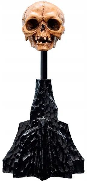 Statuetă Weta Movies: The Lord of the Rings - Craniul lui Gollum, 12 cm