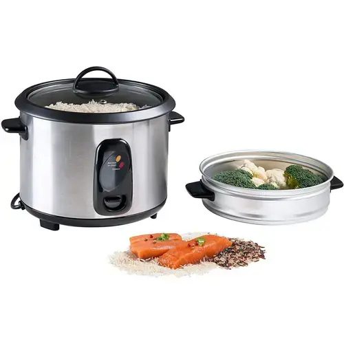 Steamer si vas pentru orez DOC100A, 1.8 l, 700 W (Argintiu)