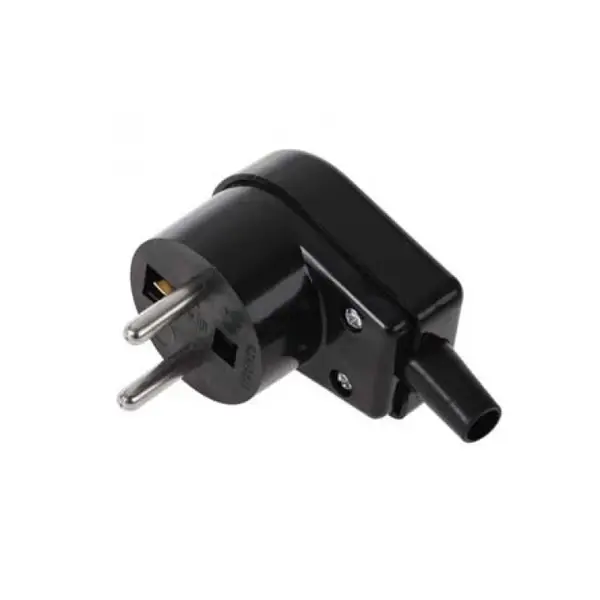 Stecher tata unghi 90 grade Negru, URZ3001