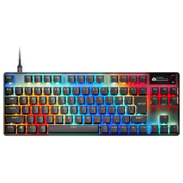 STEELSERIES Tastatura mecanica gaming SteelSeries Apex Pro TKL Gen 3, Switch OmniPoint, iluminare RGB, Negru