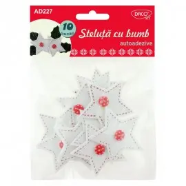Stelute cu bumb din fetru - autoadezive