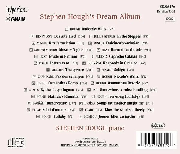Stephen Hough's Dream Album | Stephen Hough
