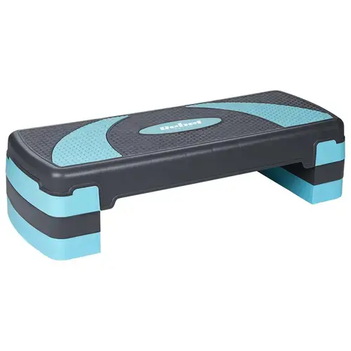 Stepper Aerobic Rebel Active, 3 Nivele (Gri/Albastru)