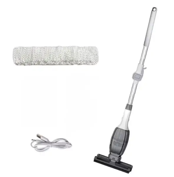 Stergator de geamuri 2 IN 1 telescopic si reglabil alb 40-145 cm AA108