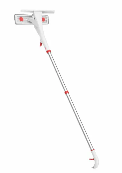 Stergator Geamuri cu pulverizator tip racleta silicon + laveta microfibra