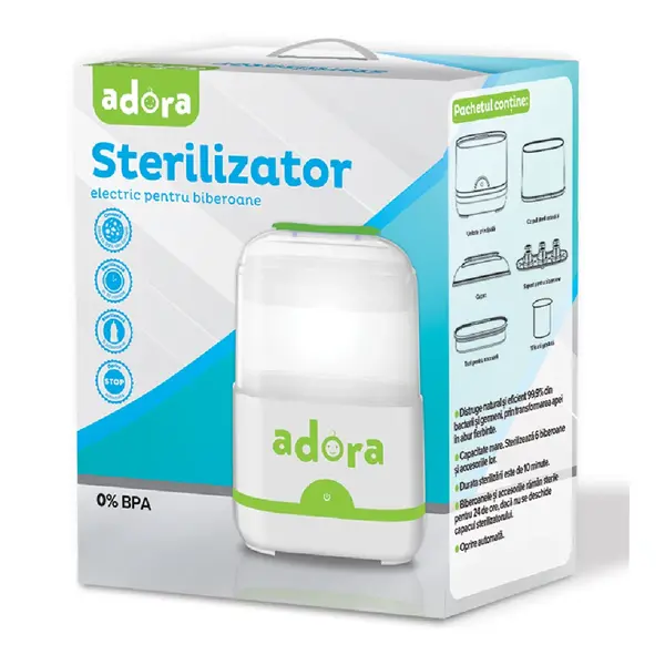 Sterilizator electric pentru biberoane, Adora