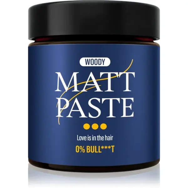 Steve's Hair Paste Medium gel modelator pentru coafura pentru barbati Woody 90 g
